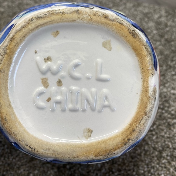 Vintage WCL China Ceramic Koi Fish Pitcher 1970-1979 - Picture 13 of 13